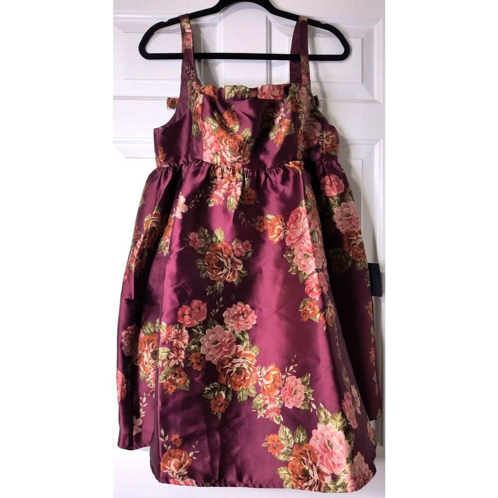 Lulus Unbelievably Lovely Red Floral Dress - Size L - NWT